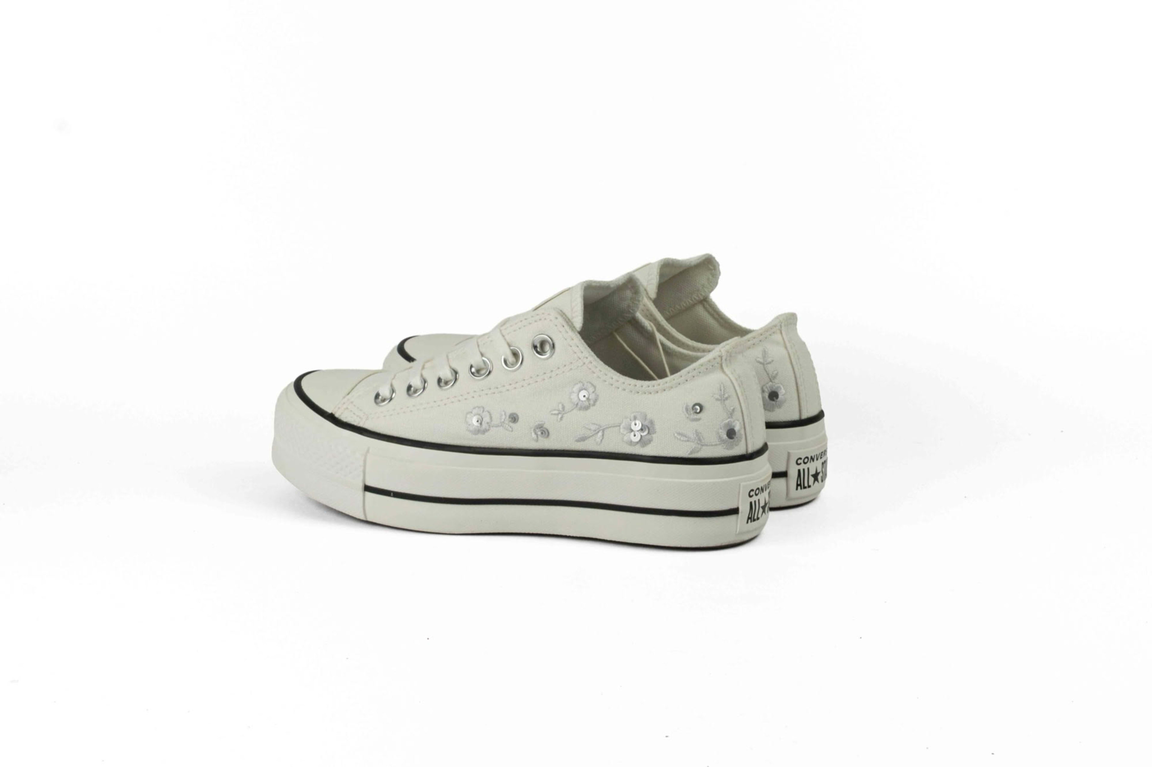 TENIS CONVERSE DE MUJER BLANCO TEXTIL vista 4