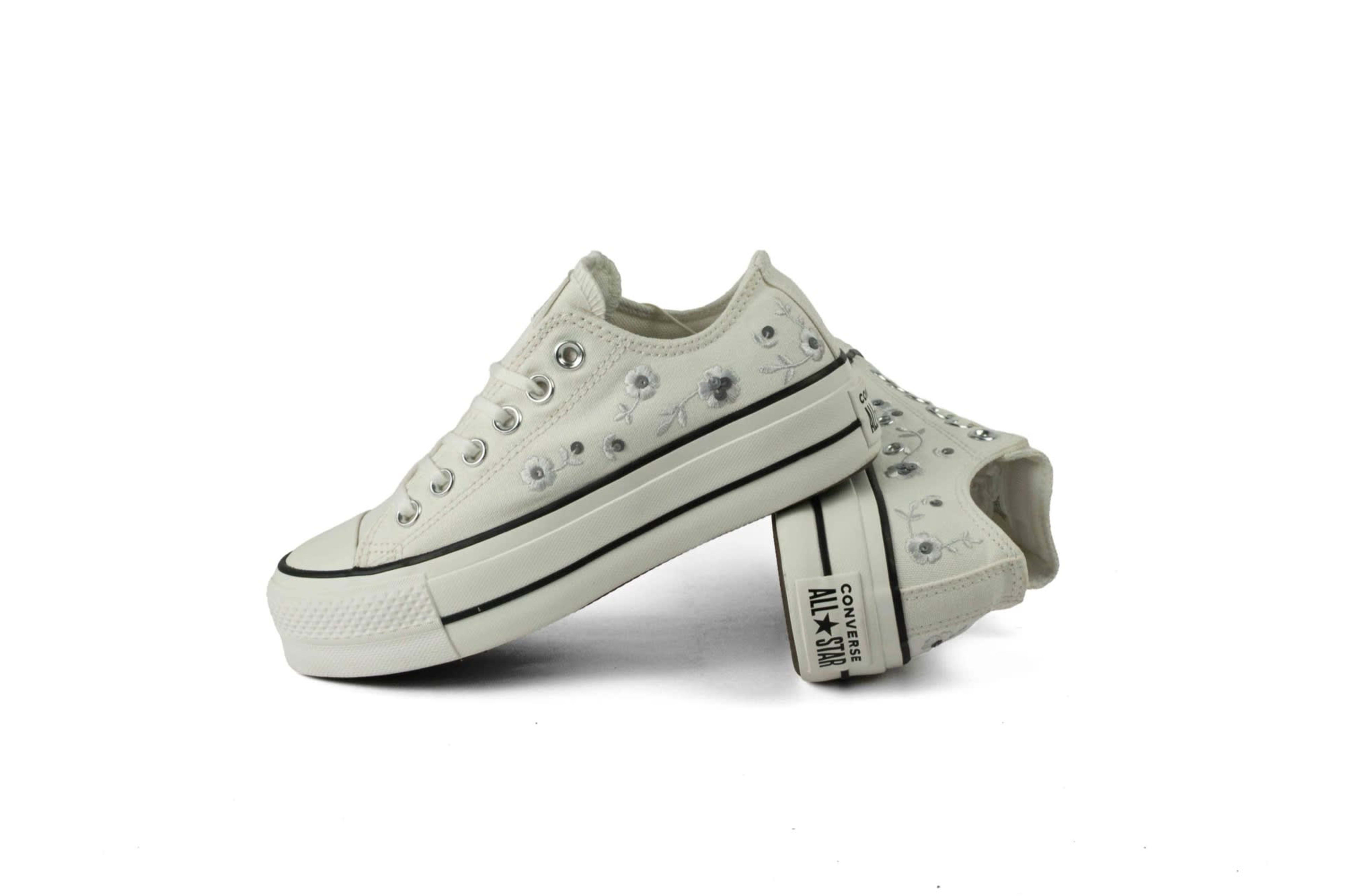 TENIS CONVERSE DE MUJER BLANCO TEXTIL vista 5