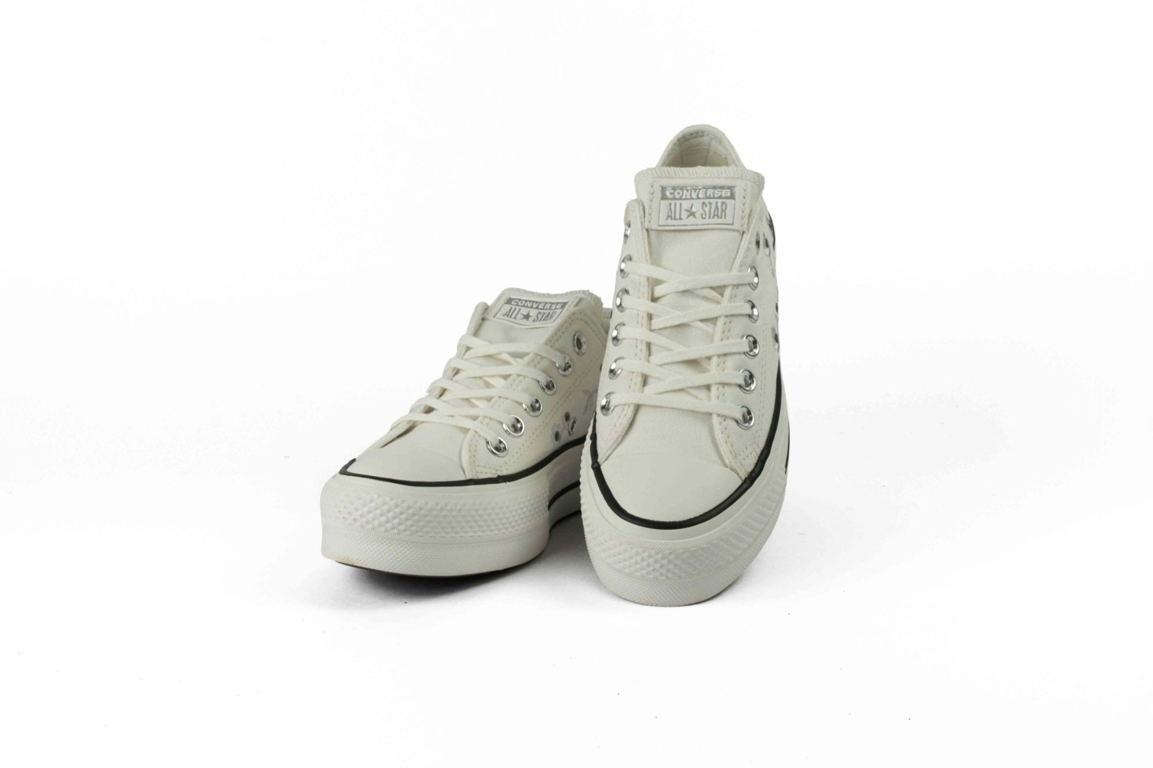 TENIS CONVERSE DE MUJER BLANCO TEXTIL vista 6