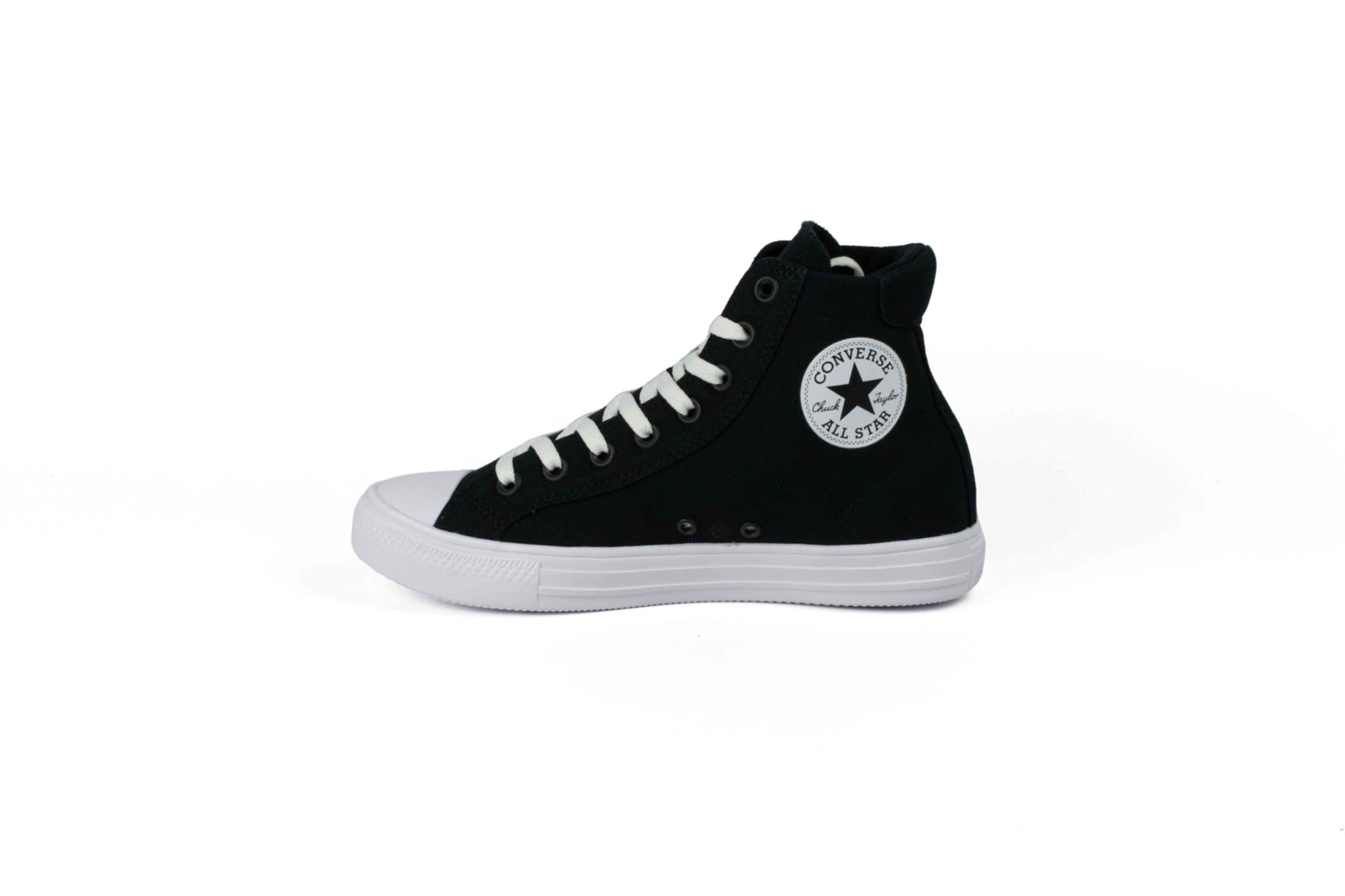 MEDIA BOTA CONVERSE CHUCK TAYLO ULTRA LIVIANA NEGRA vista 3