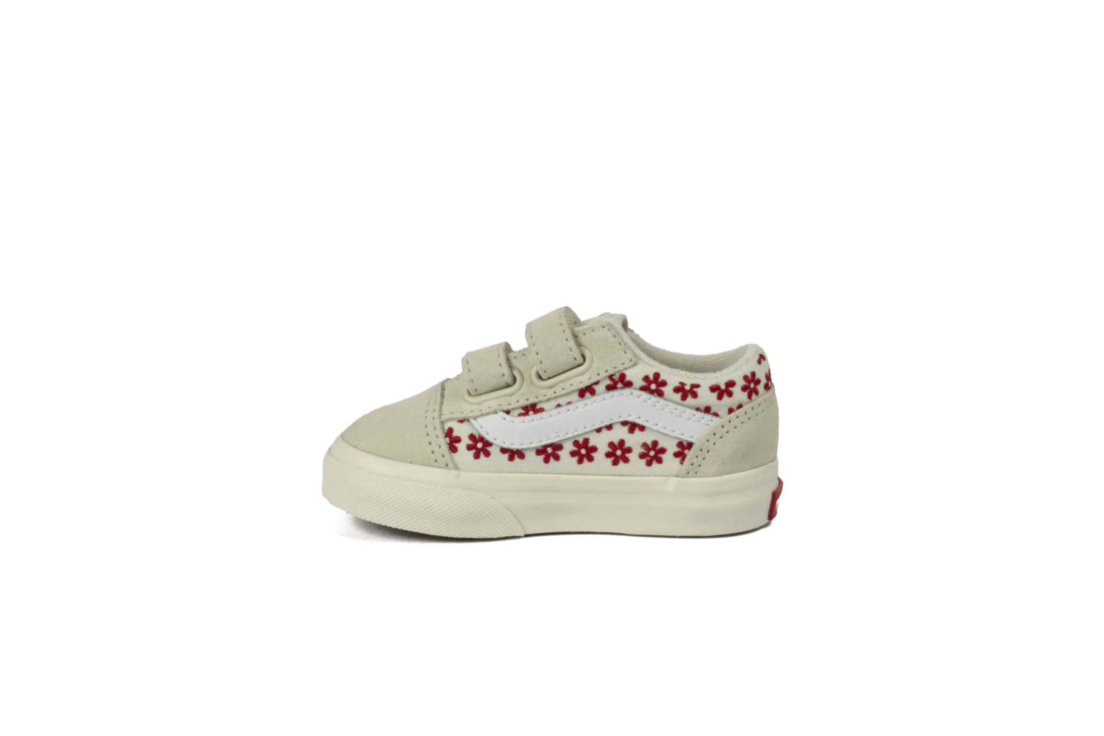 TENIS VANS NIÑA OLS SKOOL ROSA FLORAL