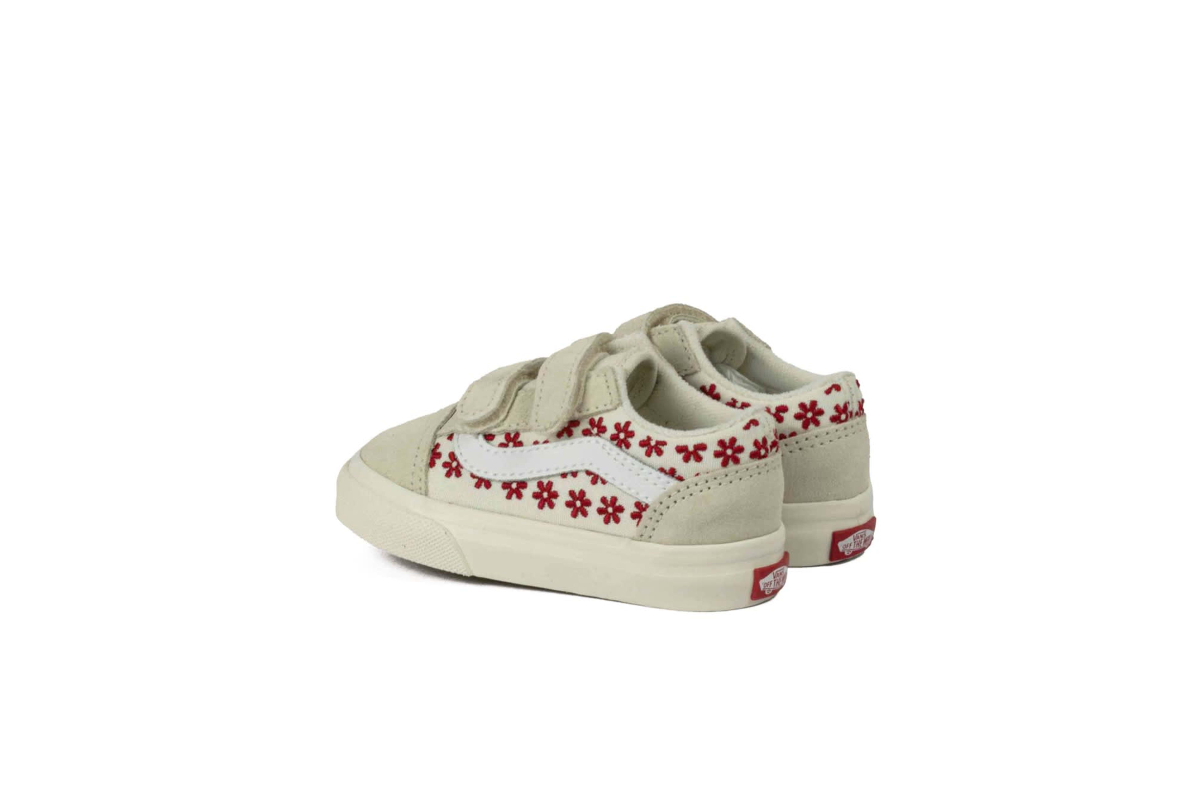 TENIS VANS NIÑA OLS SKOOL ROSA FLORAL