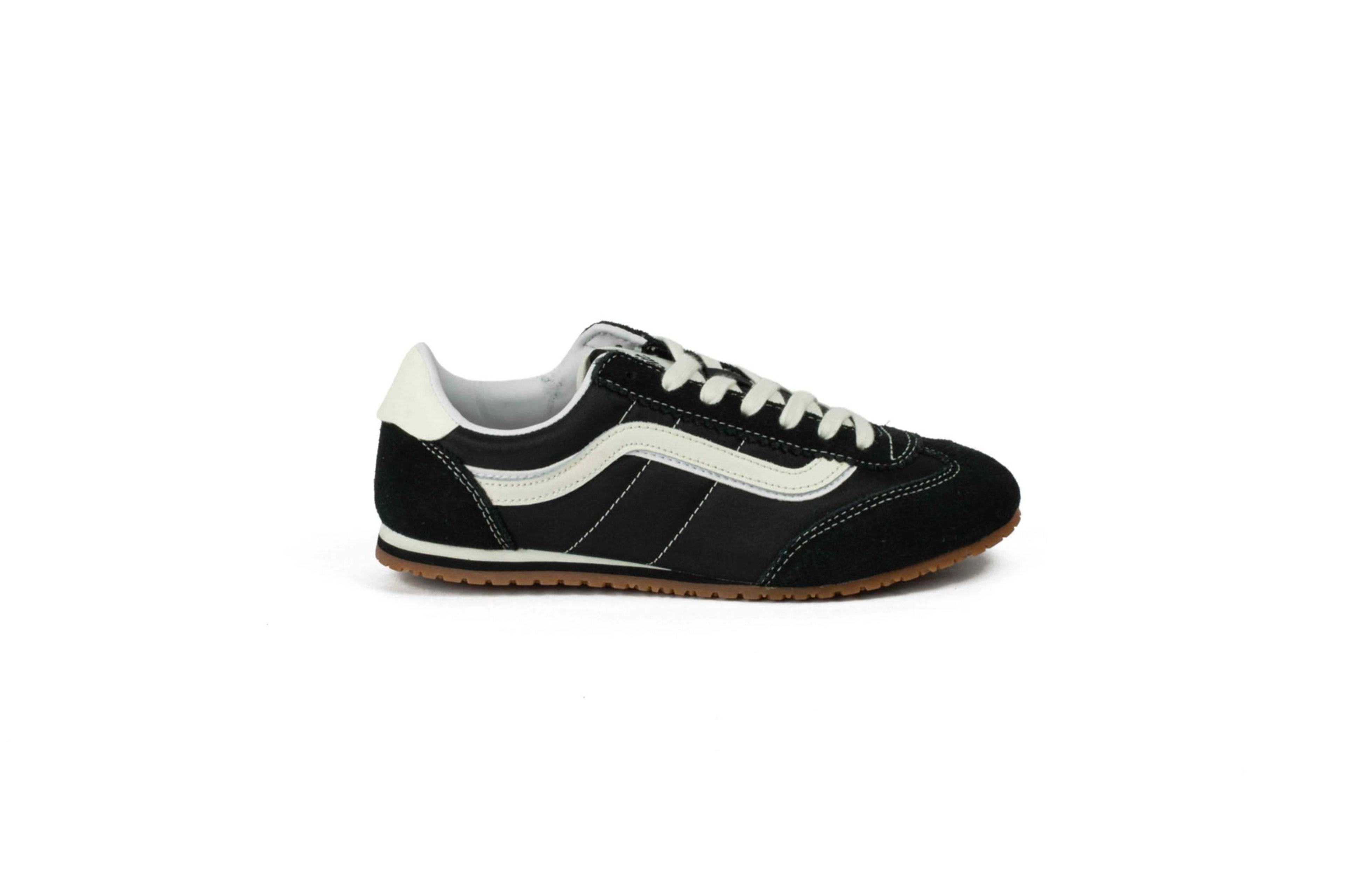 TENIS VANS SUPER LOWPRO MUJER NEGRO/BLANCO vista 2
