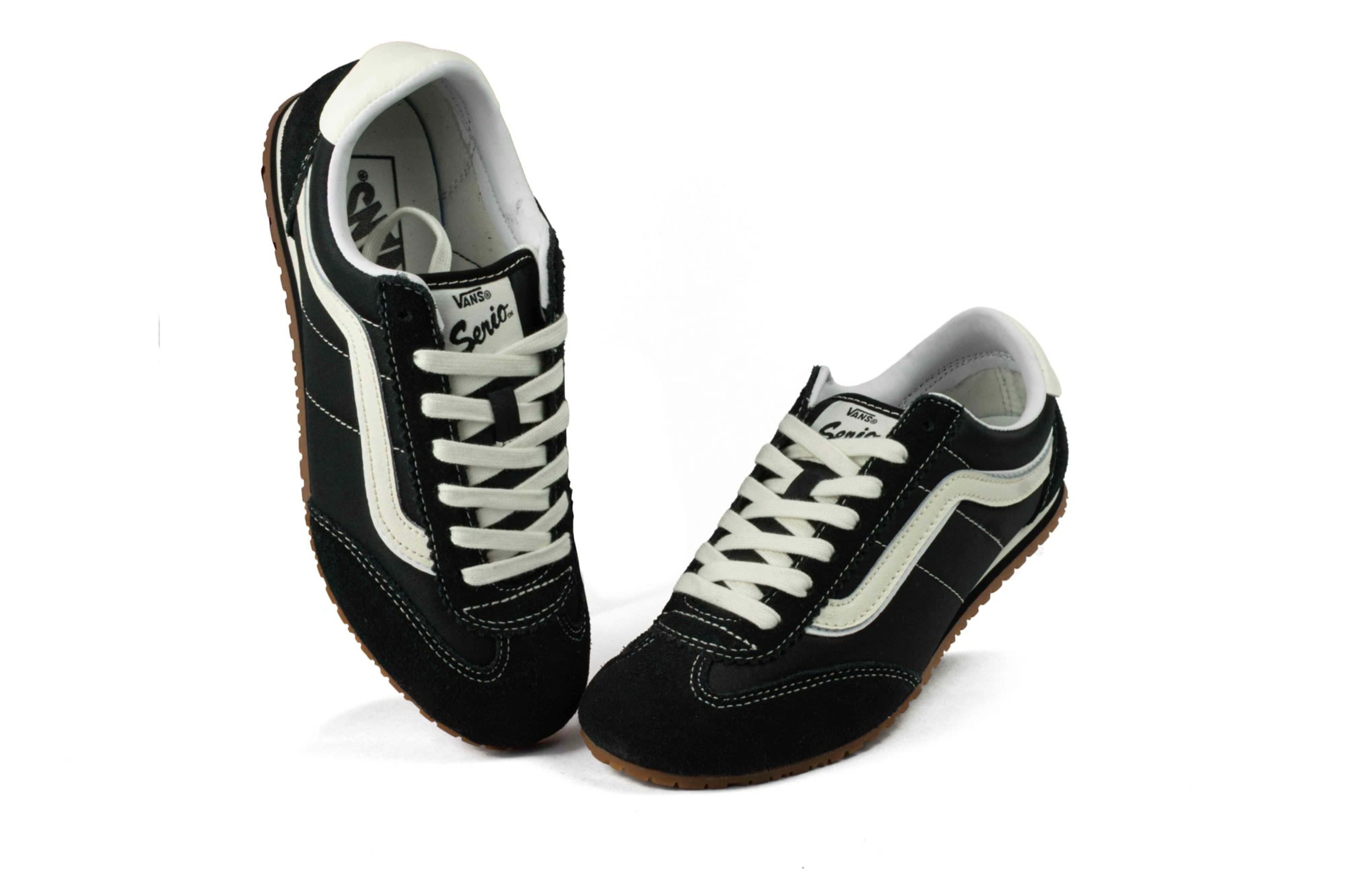 TENIS VANS SUPER LOWPRO MUJER NEGRO/BLANCO vista 6
