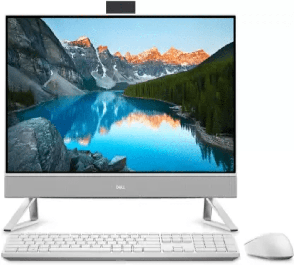 DELL 5415 Ryzen 5 (8 GB DDR3/512 GB SSD/Windows 11 Home/23.8 Inch Screen/Inspiron 24 All-in-One 5415) with MS Office  (Silver, 35 cm x 54 cm x 4 cm, 5 kg)