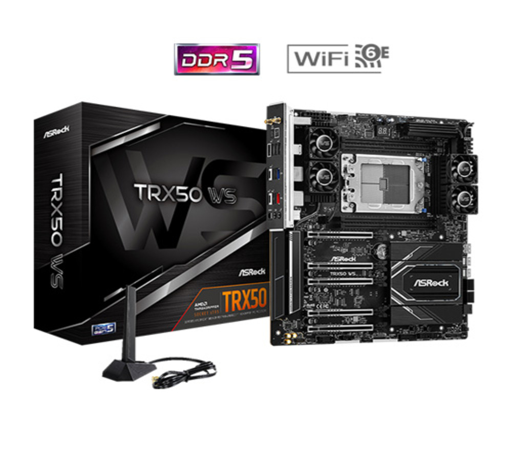 AsRock TRX50 WS Amd Ryzen 7000 Eatx DDR5 STR5 Threadripper Motherboard