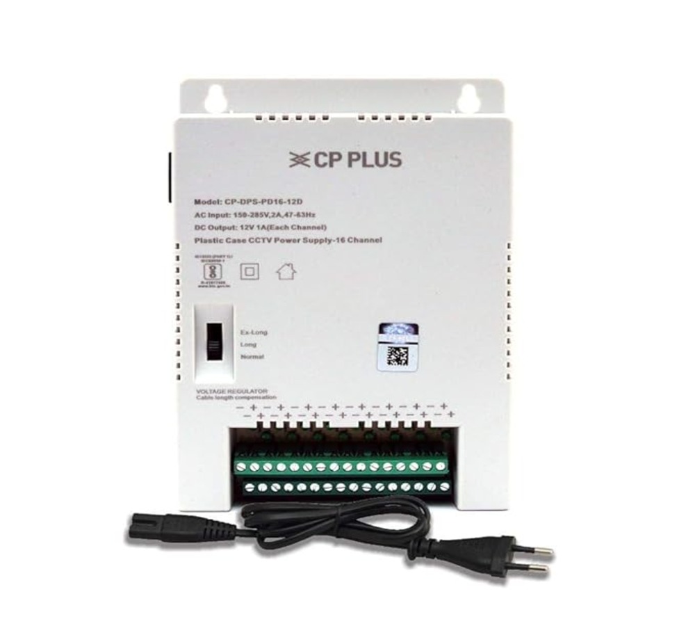 CP PLUS - 16 Channel Power Supply