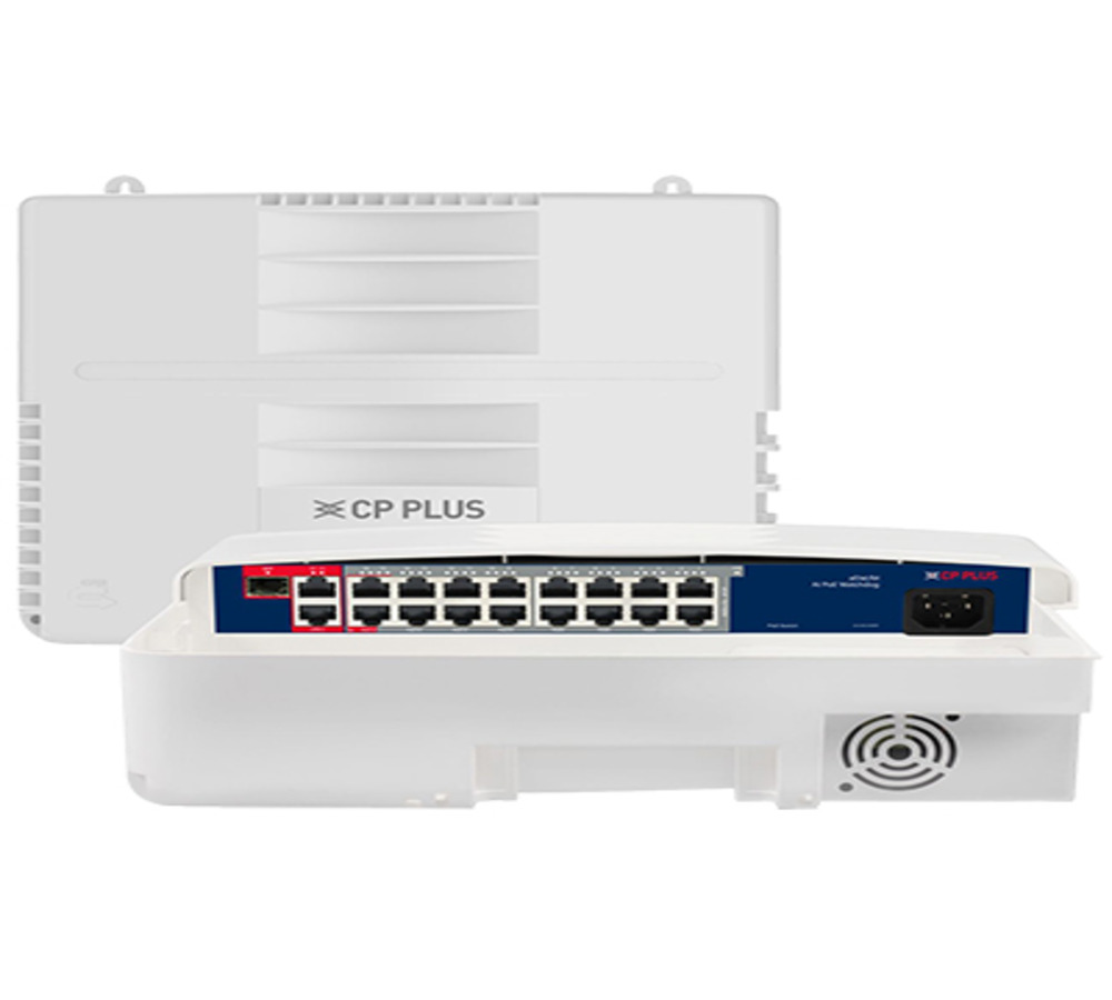 CP-ANW-HPU16G2F1D-N30 16 Port PoE + 2 Uplink Port + 1 SFP Port Outdoor AI PoE Switch