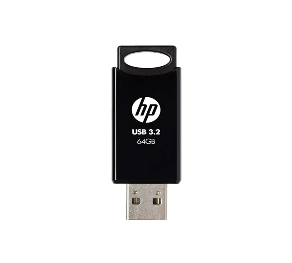 HP 712w 64GB USB 3.2 Flash Drive- Black