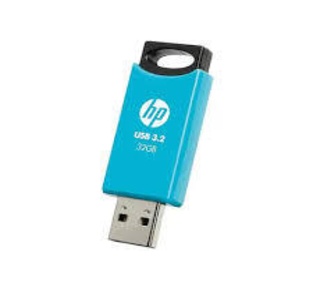 HP 712w 32GB USB 3.2 Flash Drive- Blue