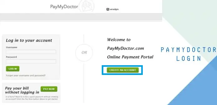 PayMyDoctor Create Account