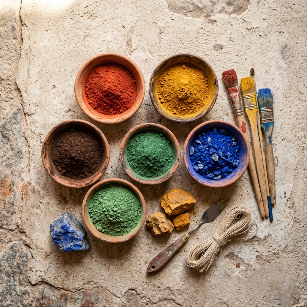 The Science of Ajanta's Natural Pigments