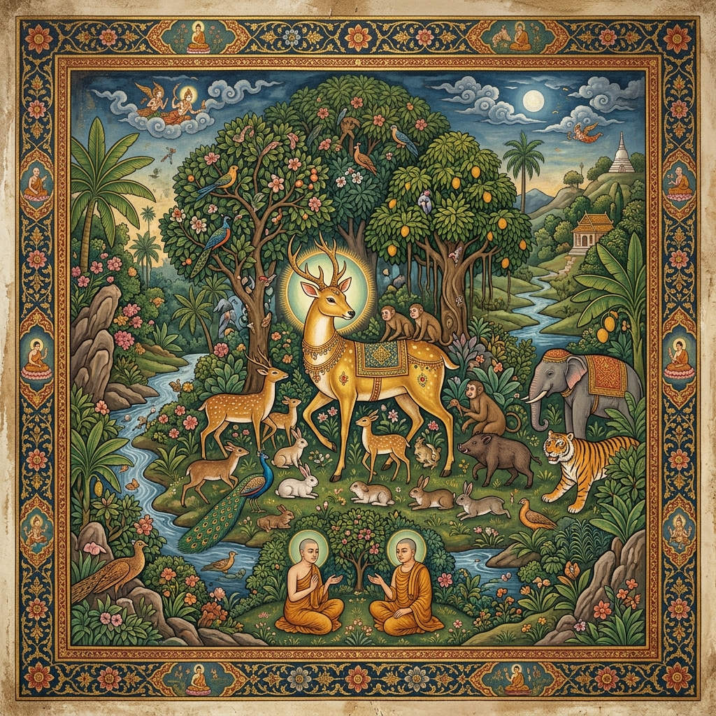Jataka Tales: Illustrating the Past Lives of the Buddha