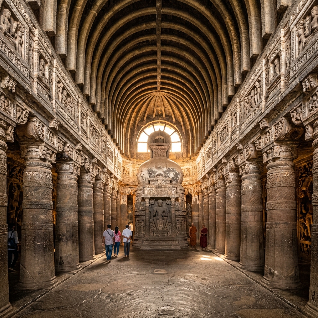 Rock-Cut Architecture: Engineering the Monolithic Caves