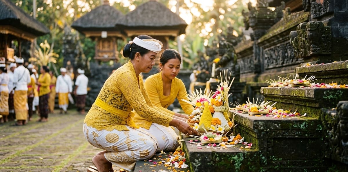 Kuningan closing ceremony, Bali