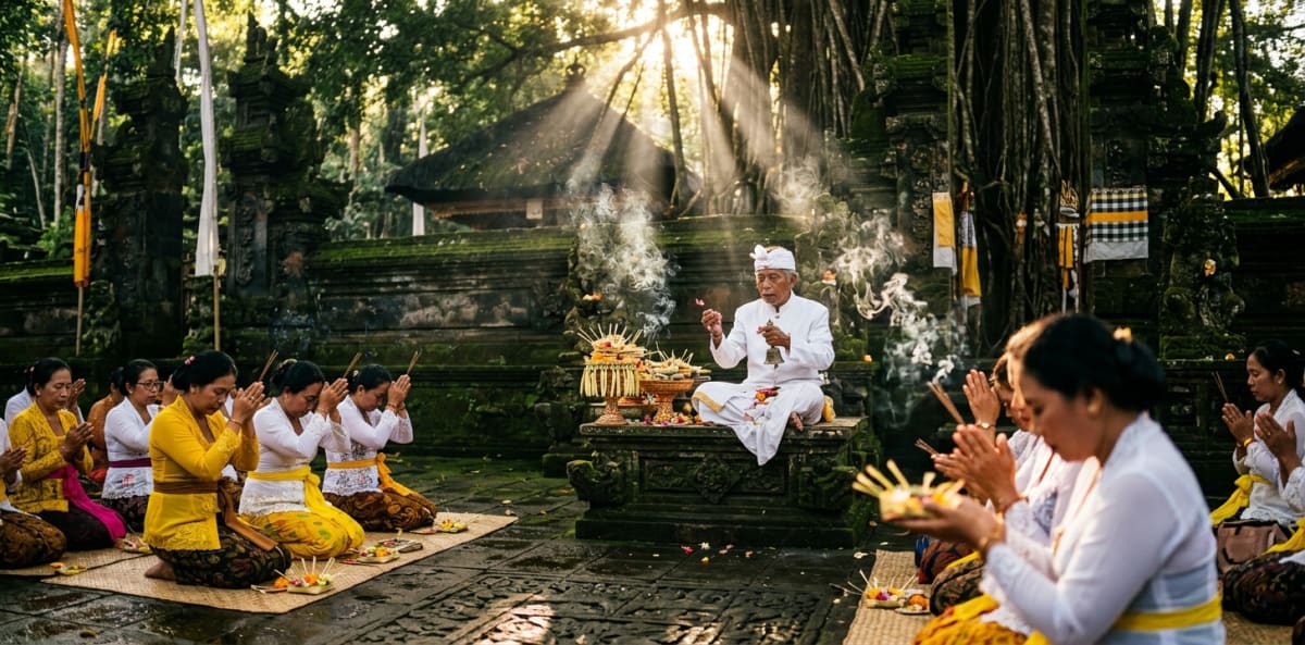 Pagerwesi spiritual ceremony, Bali