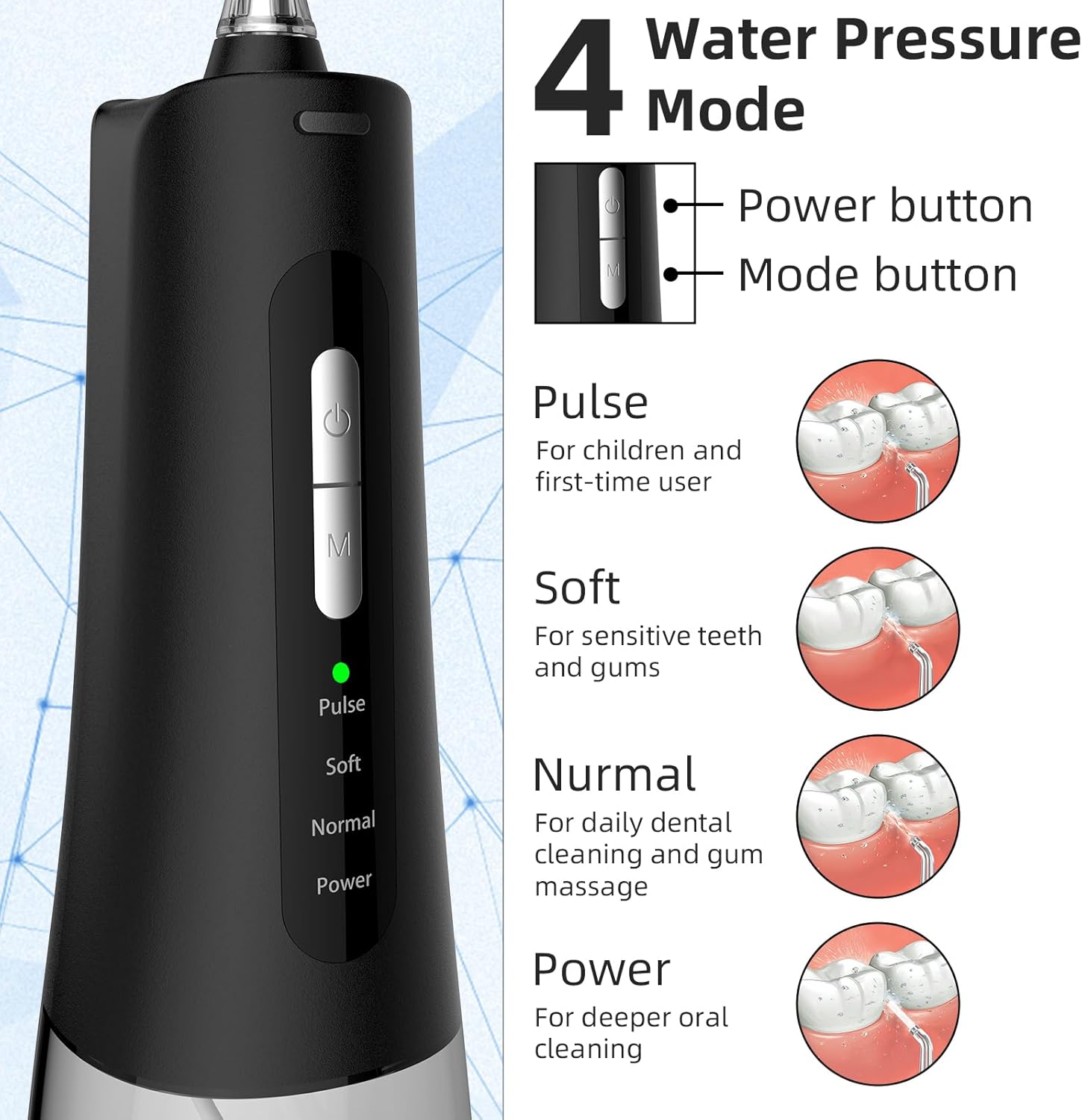 Cordless Portable Water Flosser thumbnail 4