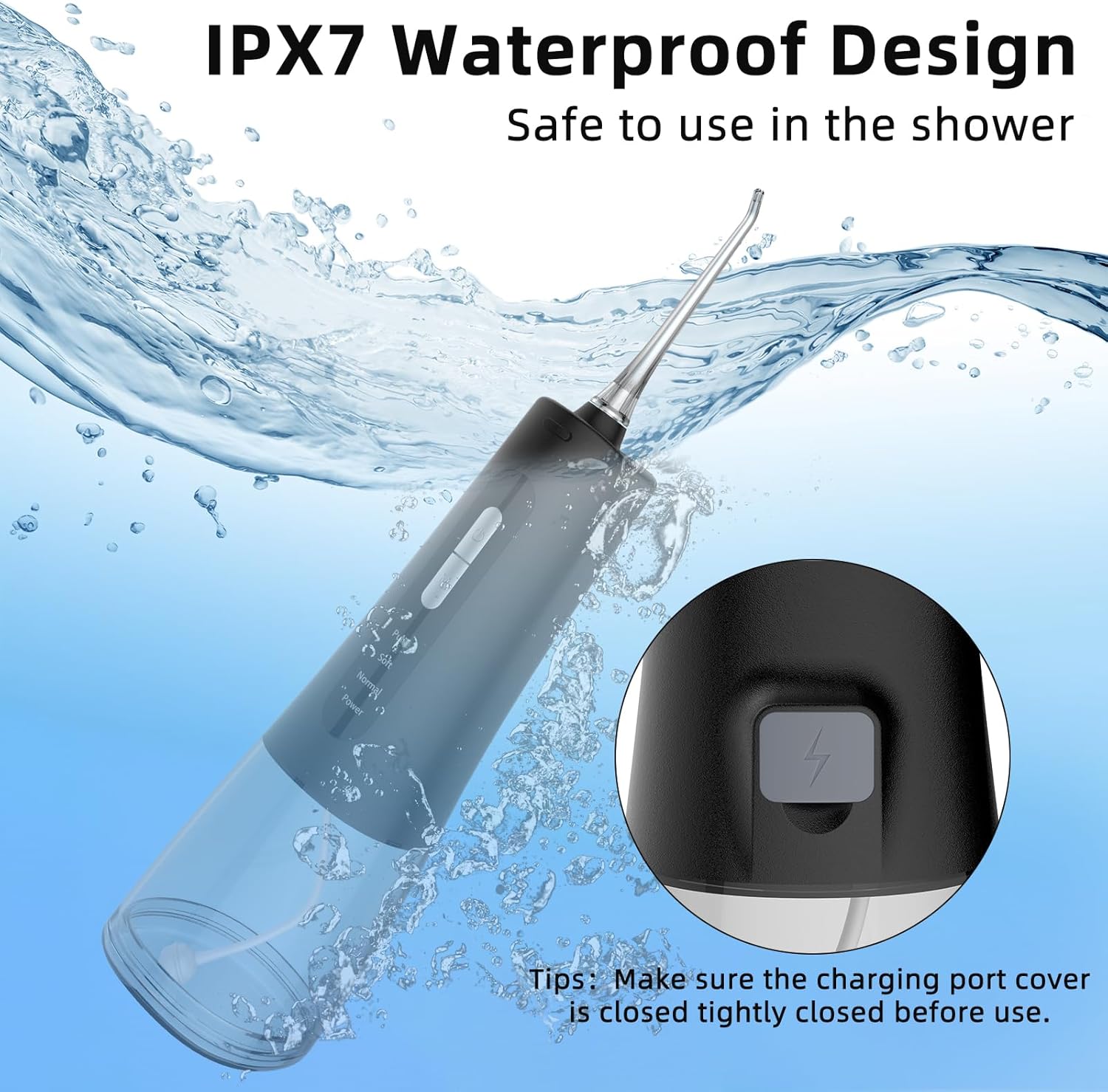 Cordless Portable Water Flosser thumbnail 2