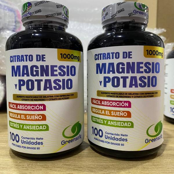 Citrato Magnesio + Potasio INVIMA X2