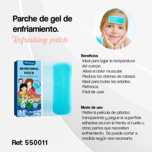 Parche Gel Enfriamient 10und X2 — envío a toda Colombia