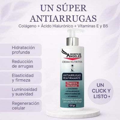 Crema Antiarrugas + Aceite Reafirmante — envío a toda Colombia