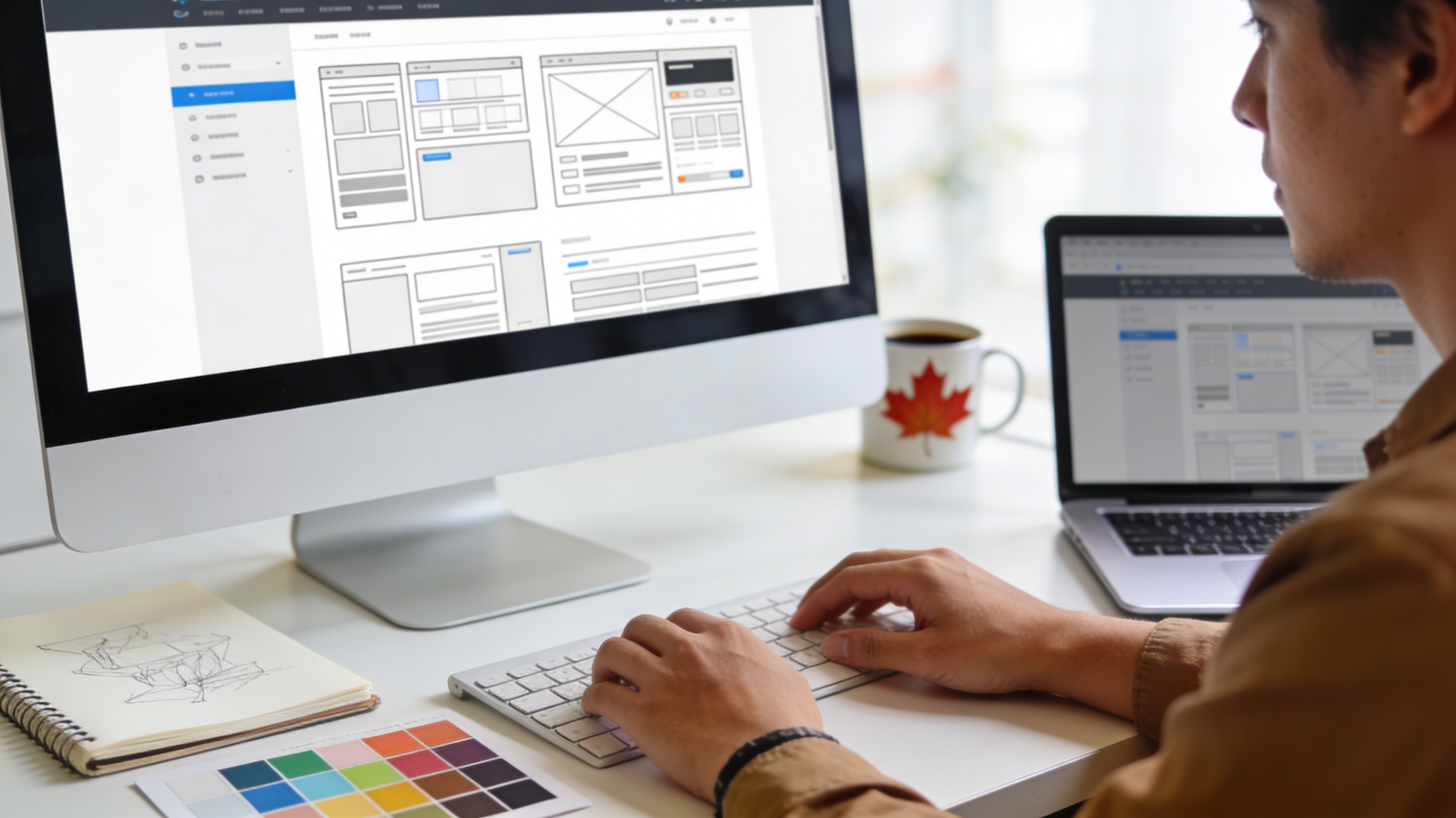 Web design for Canadian small businesses - modern responsive website on laptop and mobile
