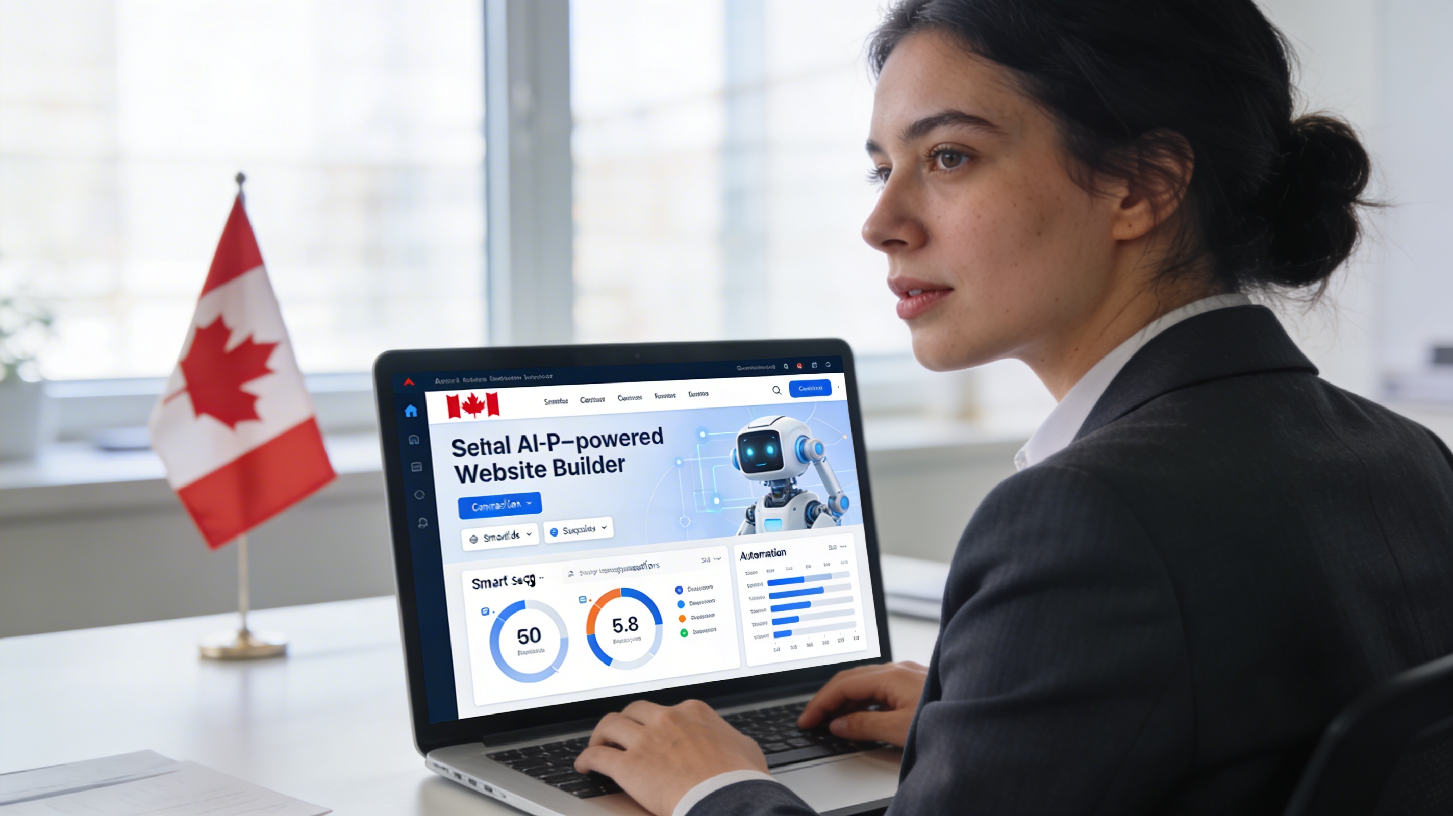 AI-powered web development tools helping Canadian businesses grow faster with smarter websites