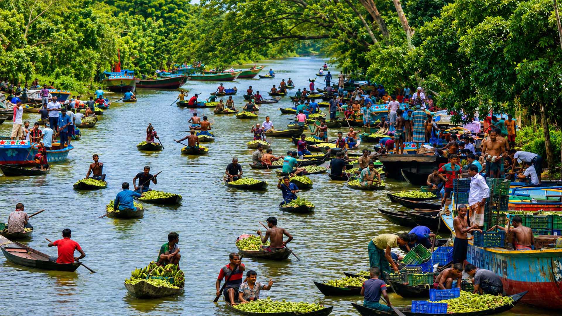 Barisal Floating Market Tour