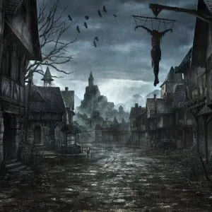 horror-ghosted-town