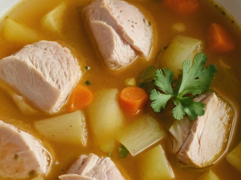 Detox Cabbage Soup for Weight Loss close-up