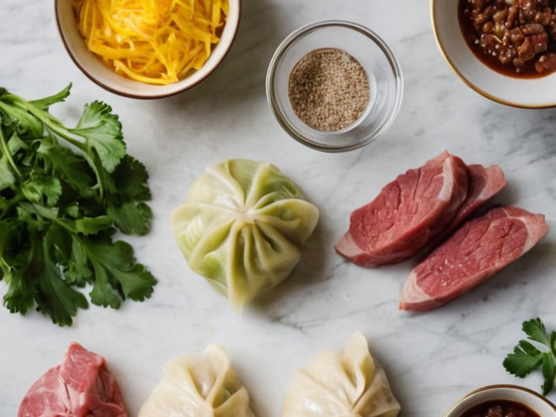 20-Minute Cabbage & Pork Dumplings ingredients