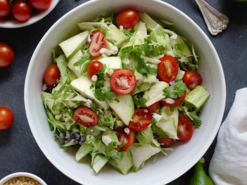15-Minute Mediterranean Cabbage Salad ingredients