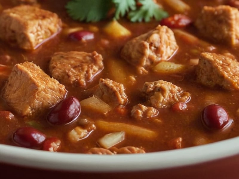 30-Minute Turkey Chili for Weight Loss close-up