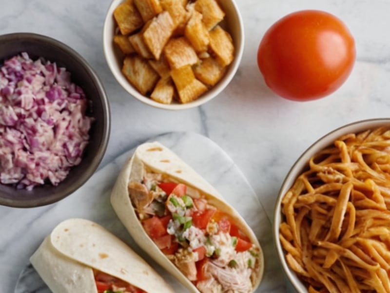 15-Minute High Protein Tuna Melt Wraps ingredients