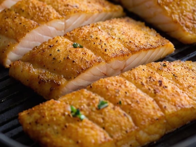 Air Fryer Frozen Fish Fillets That Taste Restaurant-Quality close-up