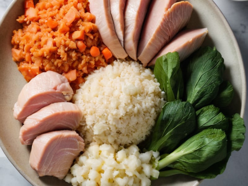 20-Minute Mongolian Ground Turkey Over Cauliflower Rice ingredients