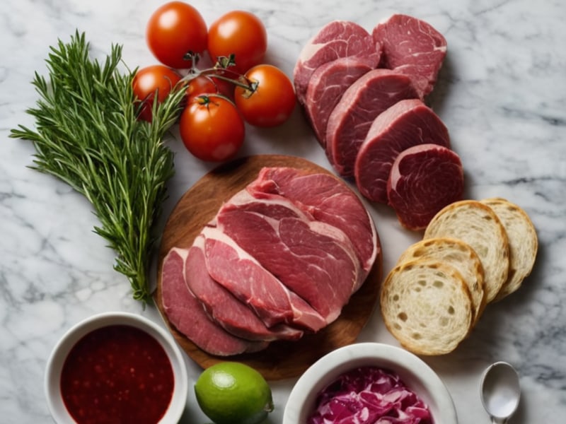 Jewish Deli ingredients