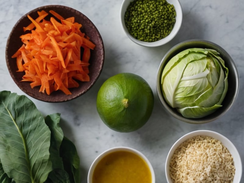 Indian Cabbage Thoran — The 20 ingredients