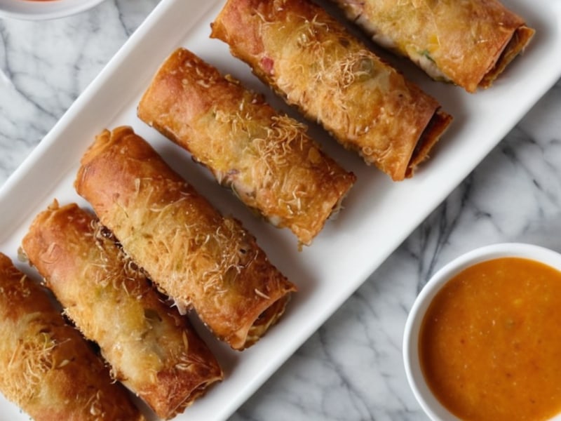 Crispy Reuben Egg Rolls with Thousand Island Dipping Sauce ingredients