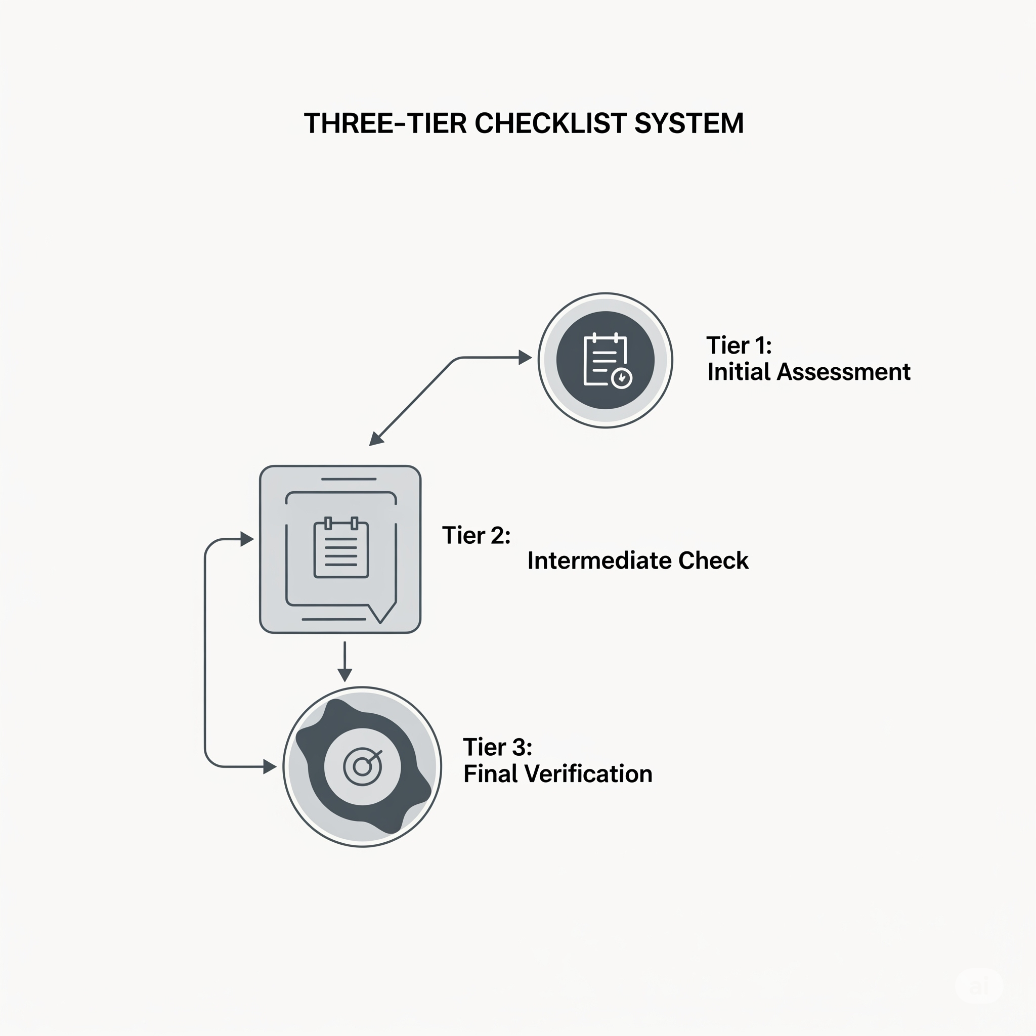 Person using checklist app