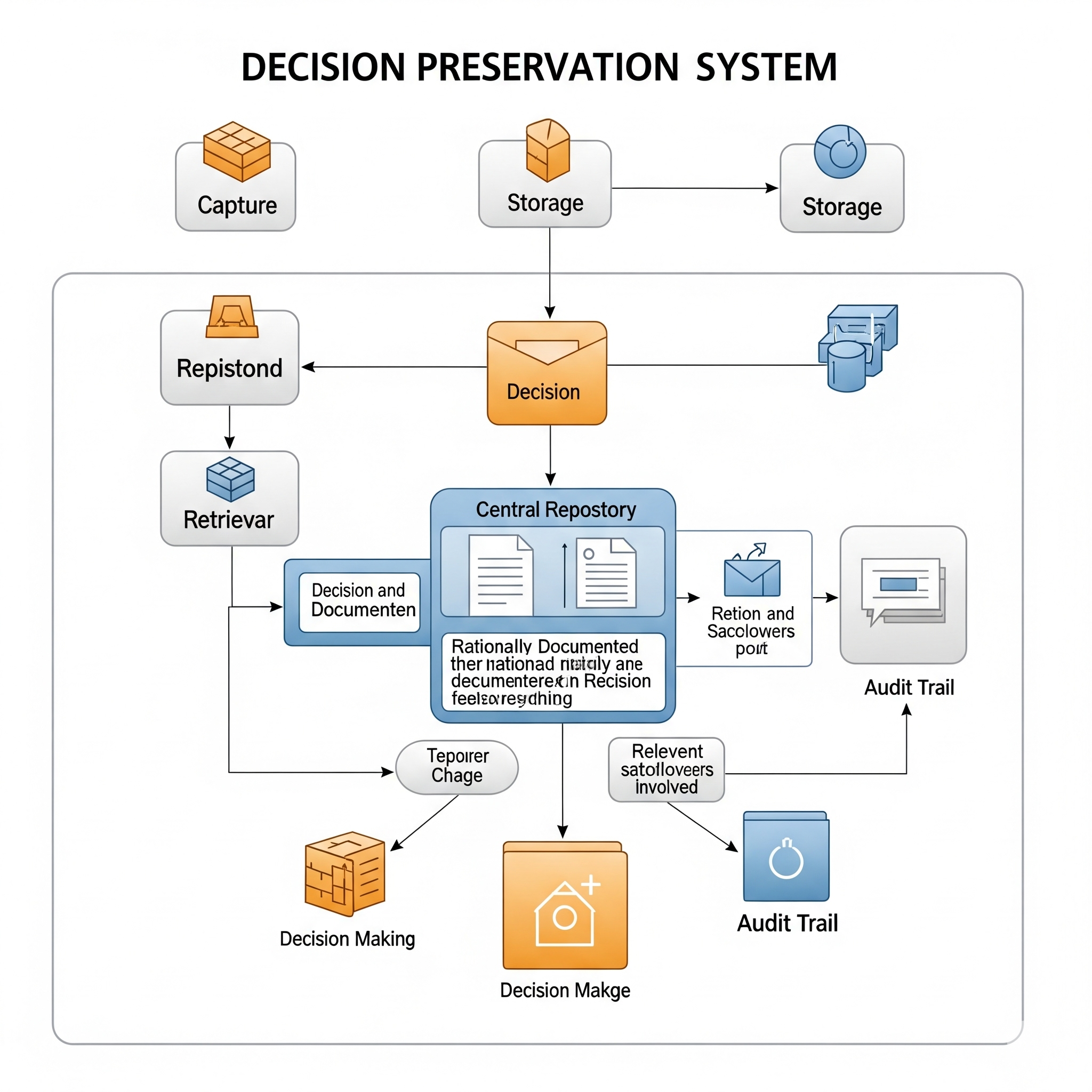 Decision preservation system diagram