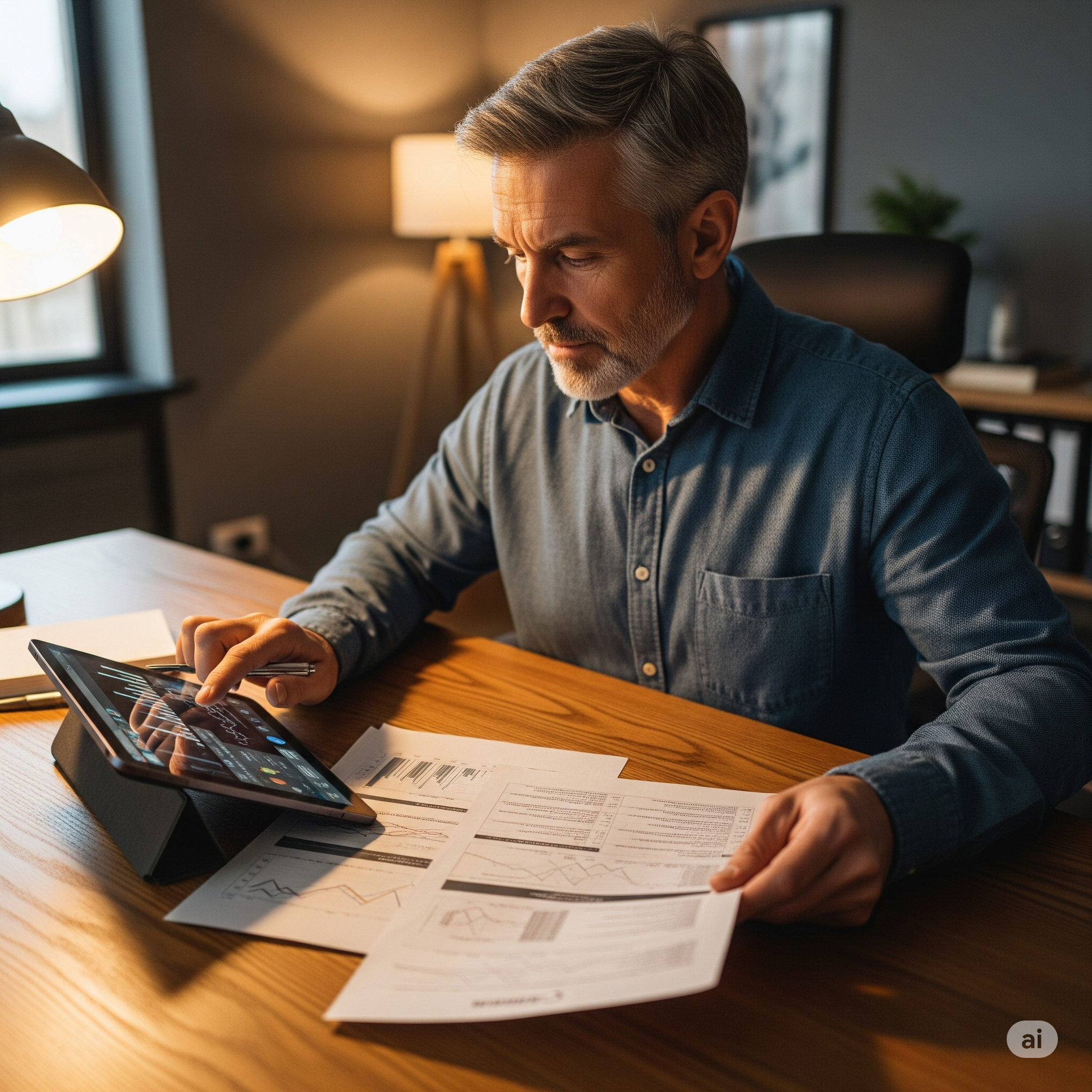 Paper and digital checklists side by side