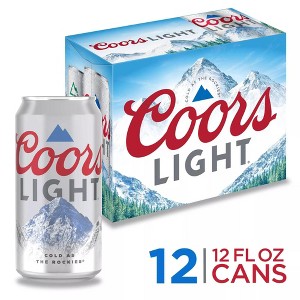 Coors Light Can 12PK 12 Oz