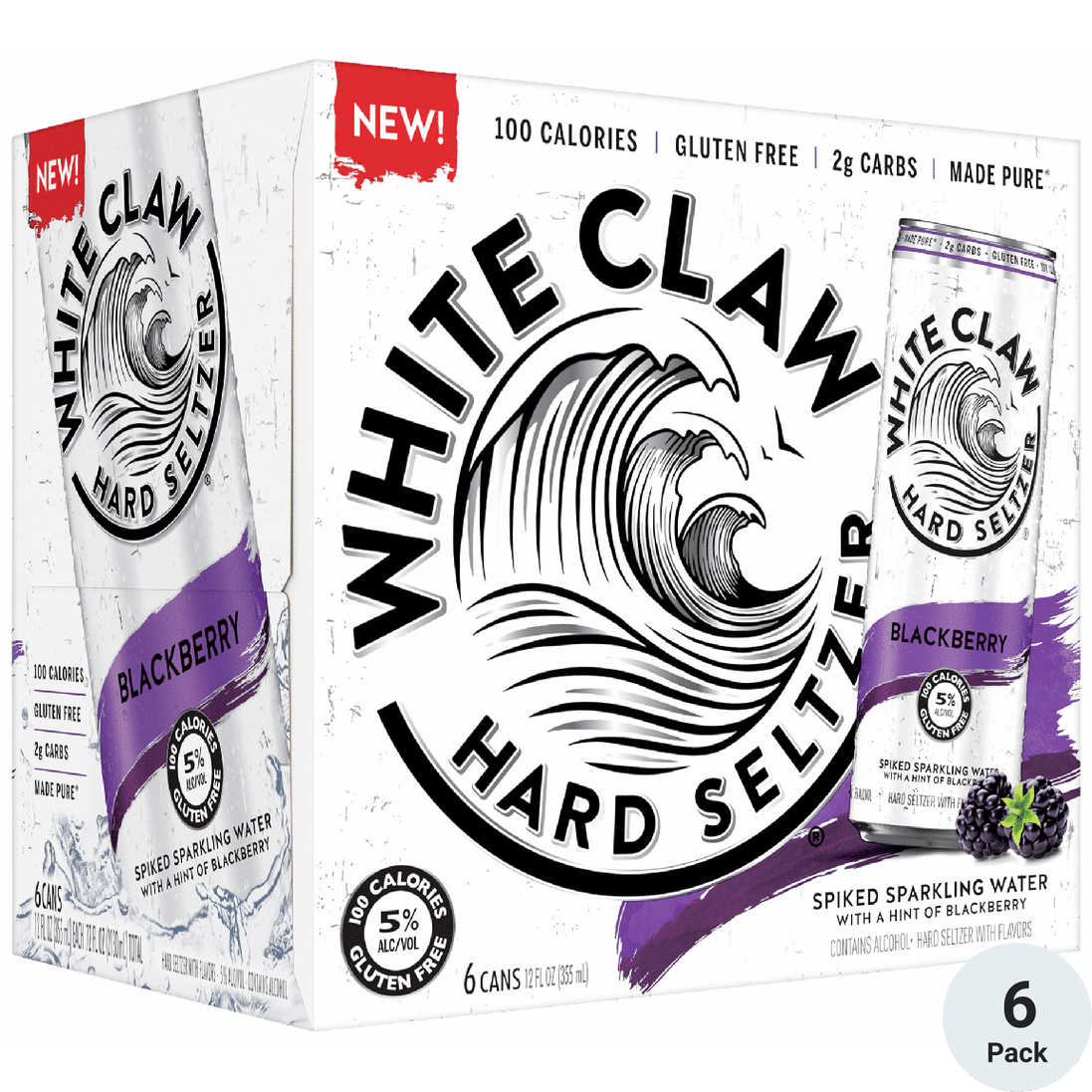 White Claw Blkberry 6PK 12OZ