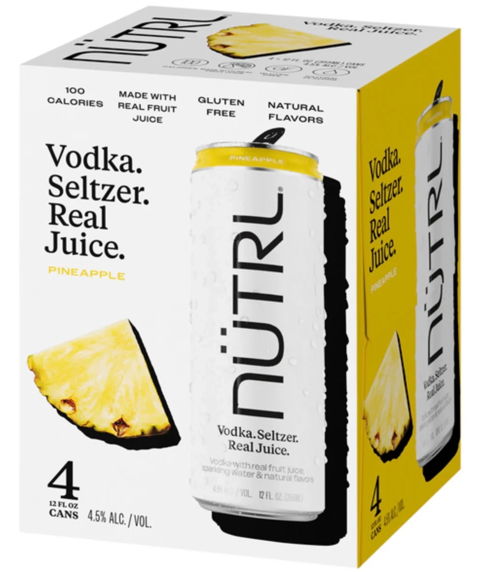 Nutrl Pineapple 4PK 12OZ