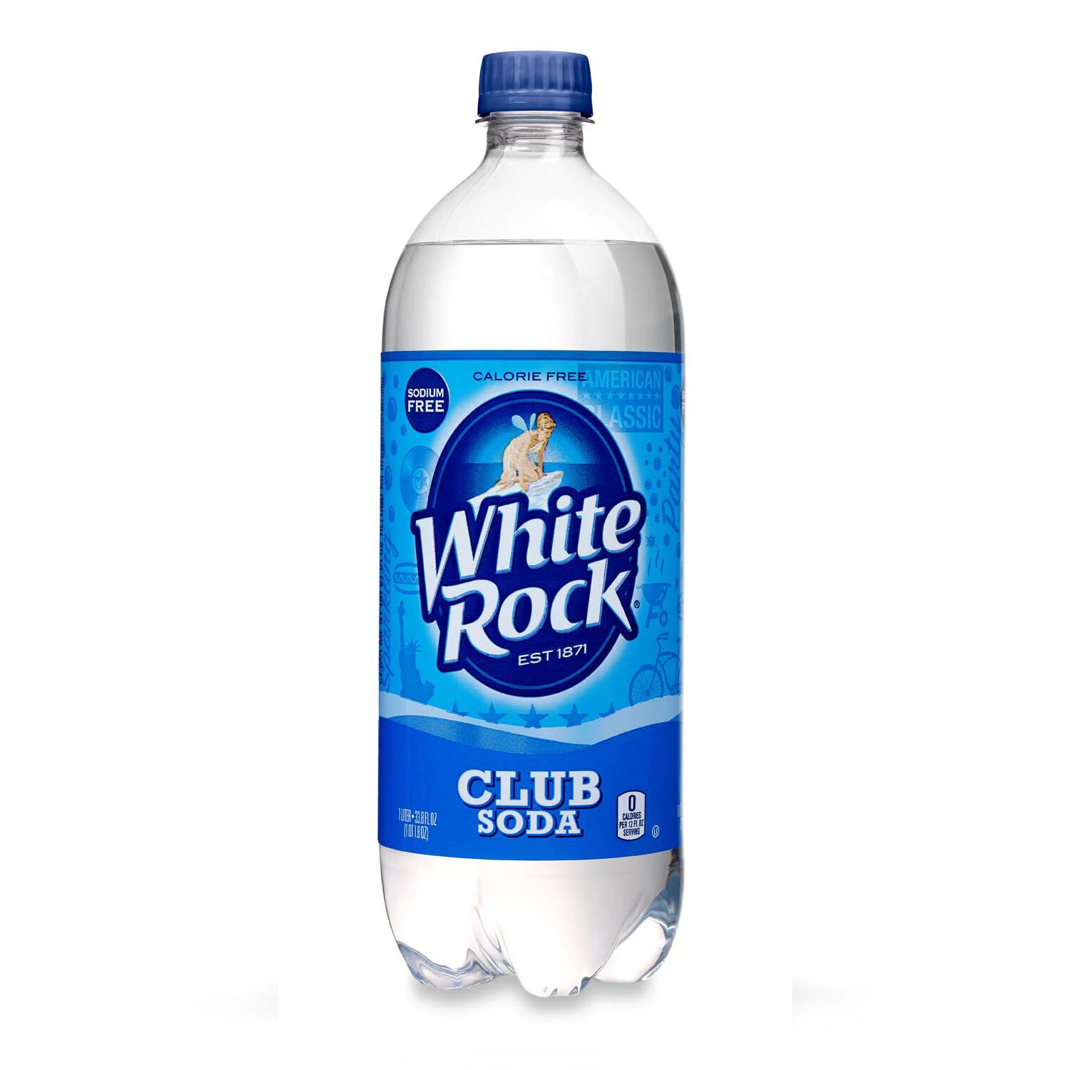 White Rock Club Soda 1 Liter