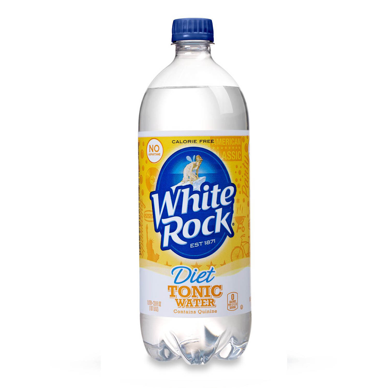White Rock Diet Tonic Water 10 Oz Bottle 12 Oz