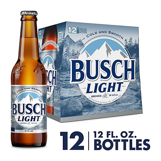 Busch Light Bottle 2/12 12Z