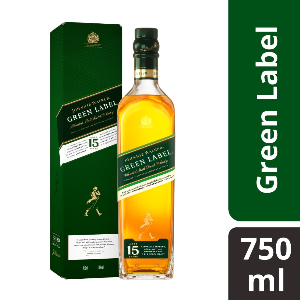 Johnnie Walker Green Label 750ml