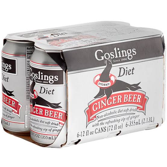 Goslings Diet Ginger Beer 12 Oz Can
